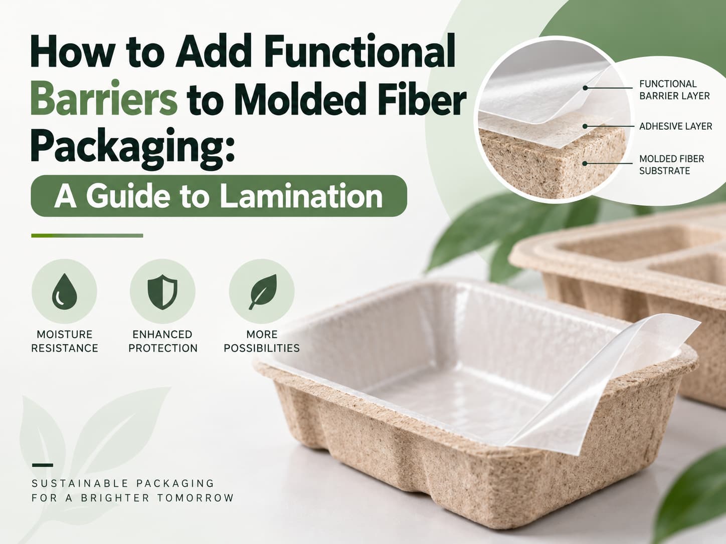 How to Add Functional Barriers to Molded Fiber Packaging A Guide to Lamination