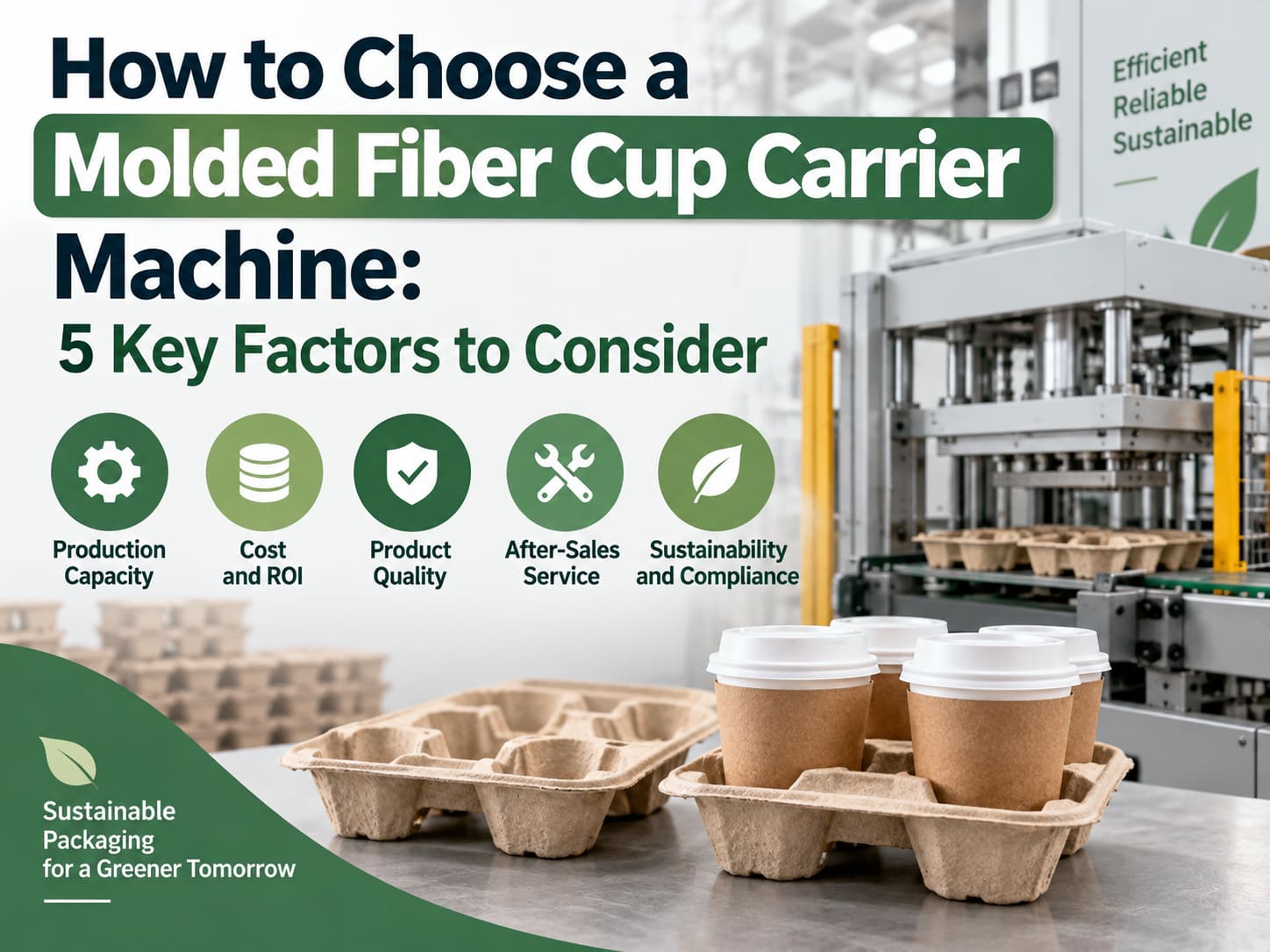 How to Choose a Molded Fiber Cup Carrier Machine 5 Key Factors to Consider