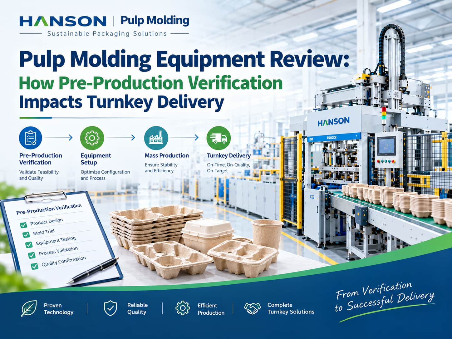 Pulp Molding Equipment Review How Pre-Production Verification Impacts Turnkey Delivery