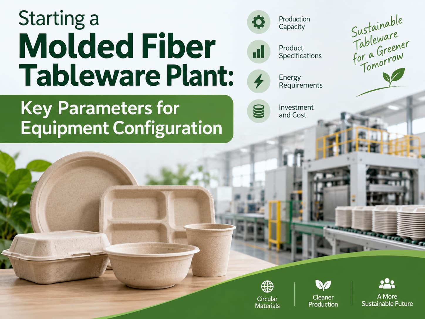 Starting a Molded Fiber Tableware Plant Key Parameters for Equipment Configuration