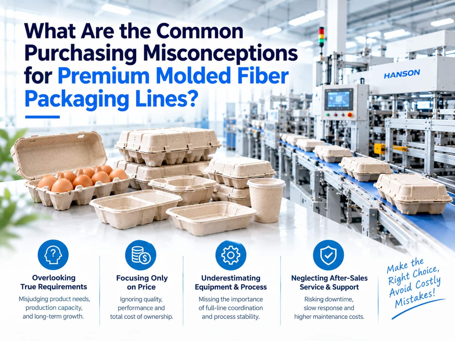What Are the Common Purchasing Misconceptions for Premium Molded Fiber Packaging Lines