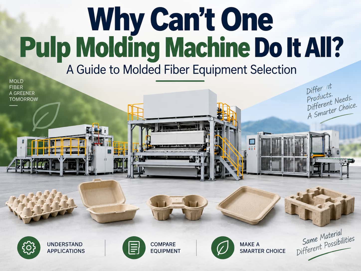 Why Can't One Pulp Molding Machine Do It All A Guide to Molded Fiber Equipment Selection