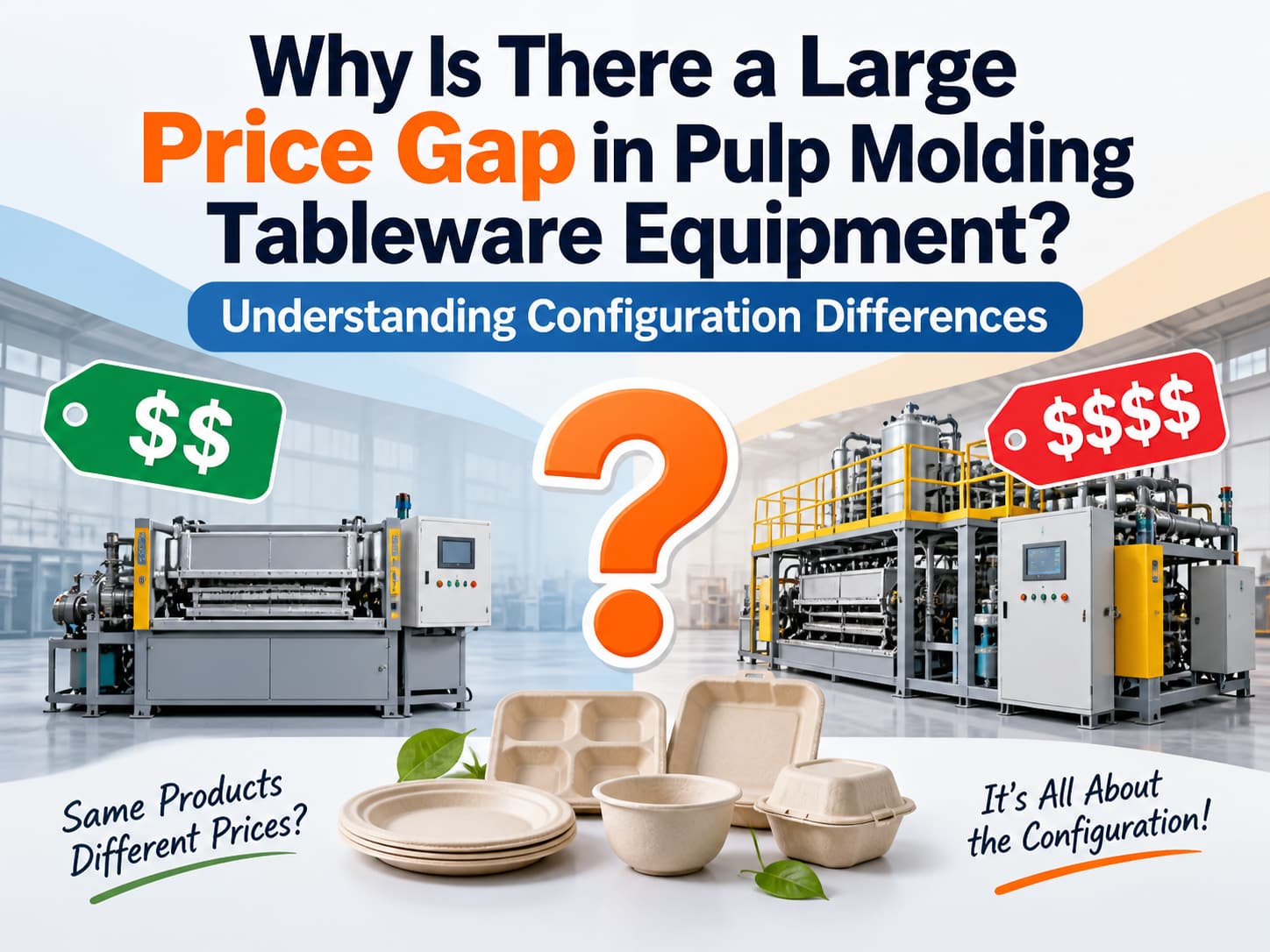 Why Is There a Large Price Gap in Pulp Molding Tableware Equipment Understanding Configuration Differences