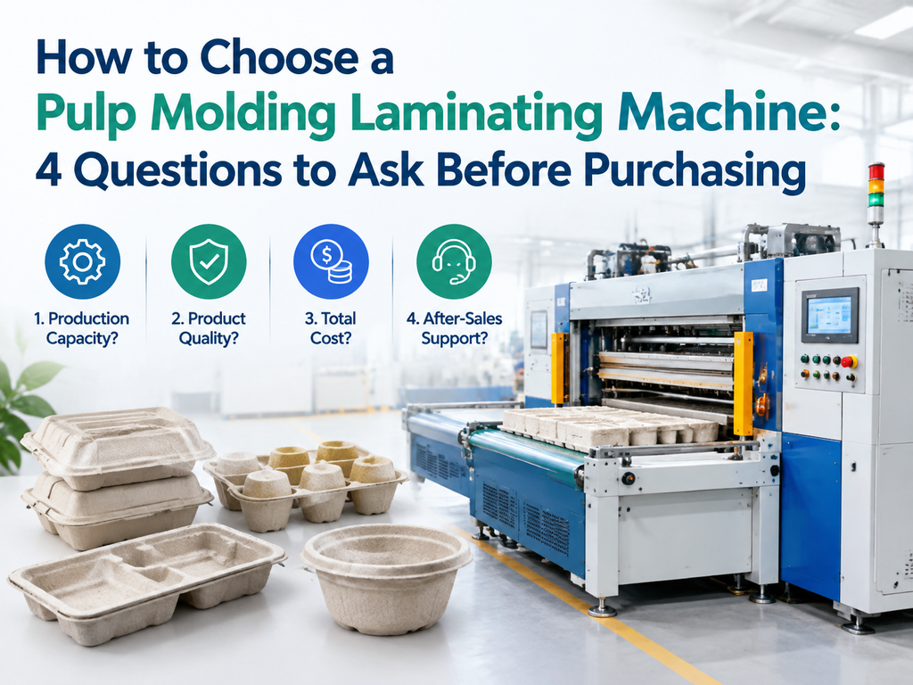 pulp molding laminating machine